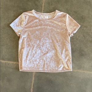 Velvet Hollister Cropped Shirt